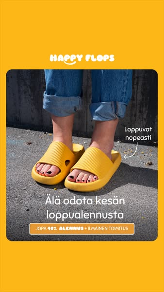 40% alennus, ale päättyy pian