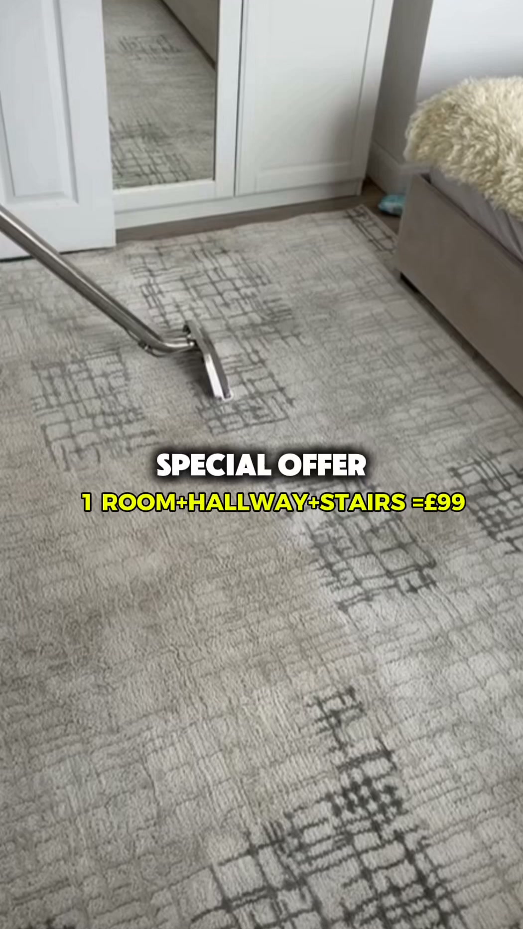 £99 — 1 ROOM + HALLWAY + STAIRS | SEPTEMBER OFFER