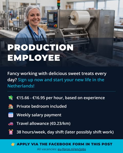Vacancy Bakery Production | Netherlands
