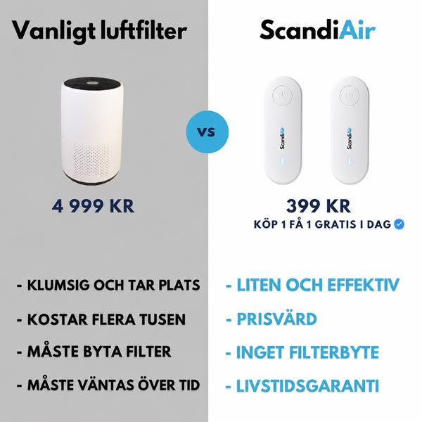 KÖP 1 FÅ 1 GRATIS – ENDAST IDAG