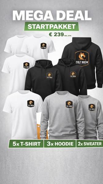 MEGA DEAL Startpakket – Alles in één