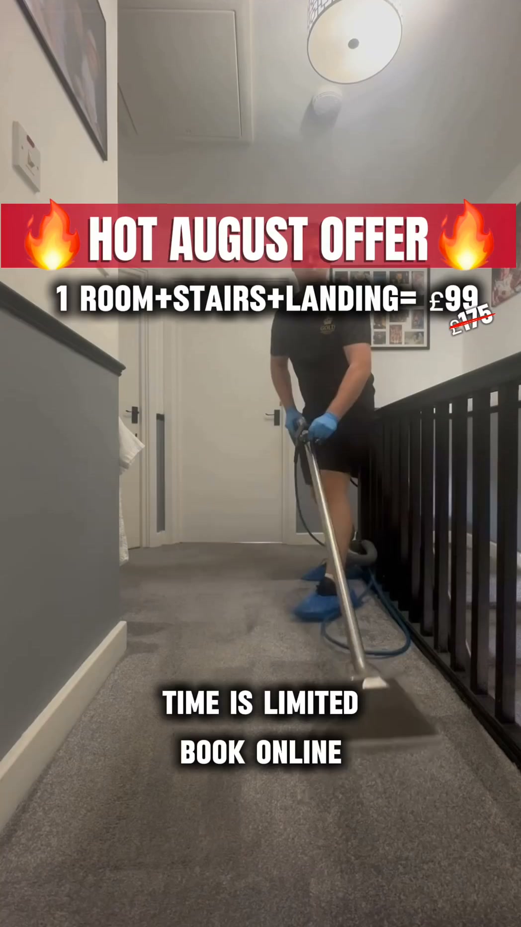 1 Room + Stairs + Landing – Now Only £99 (Was £175!) – August Only!