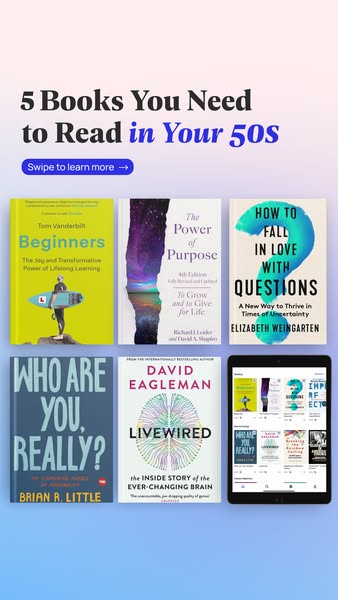 5 Books to Read in Your 50s