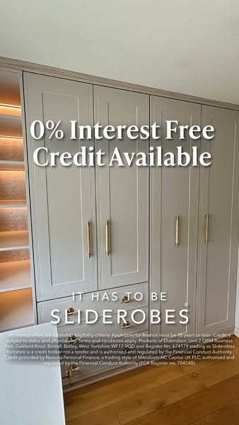 Design your dream wardrobe with 0% finance.