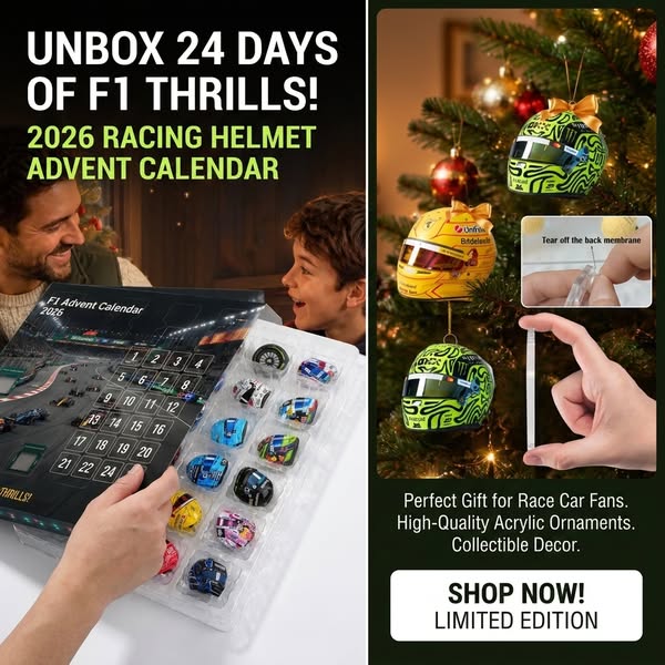 2026 Racing Helmet Advent Calendar