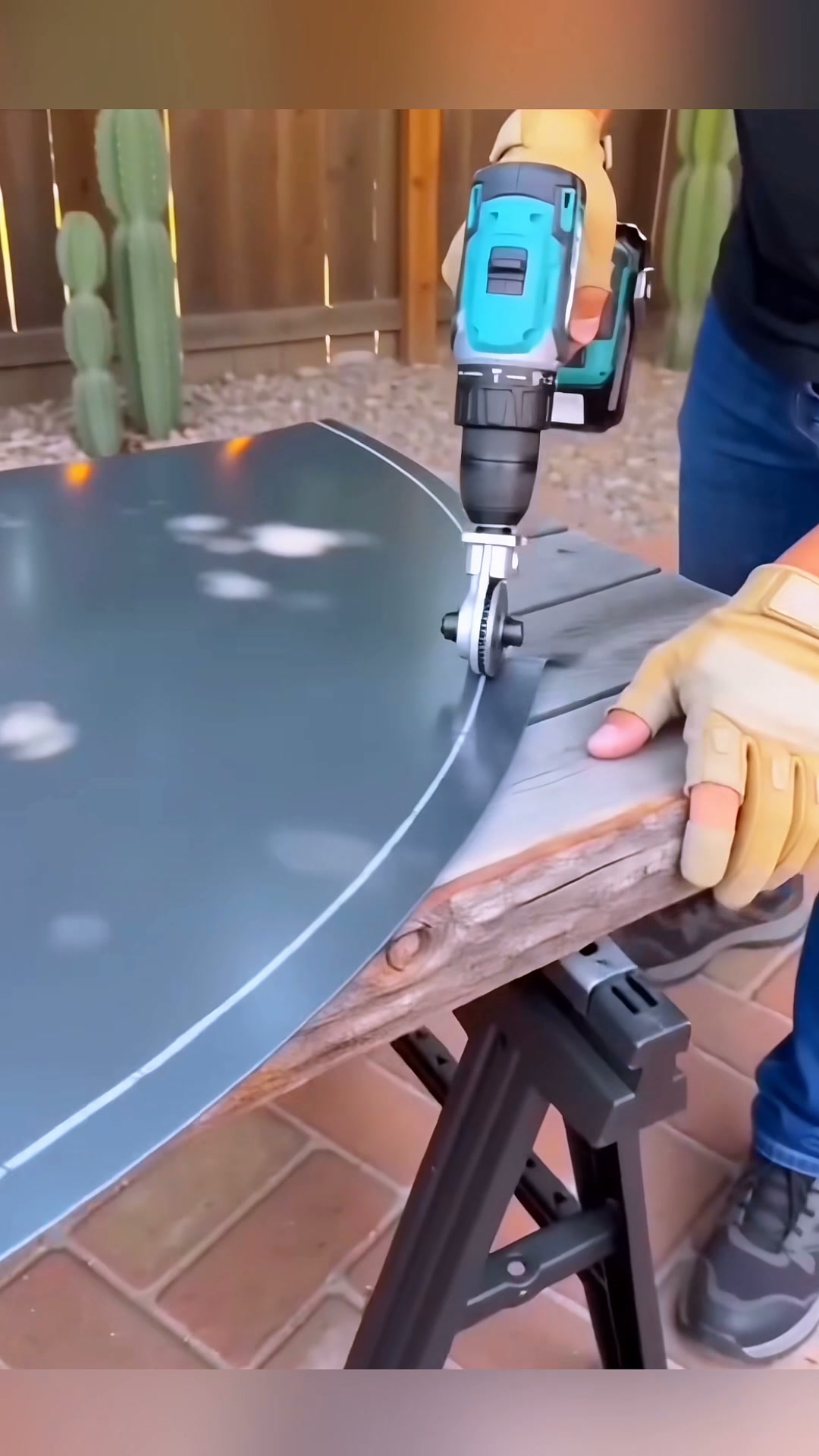 Skip the sparks. Cut metal this way.