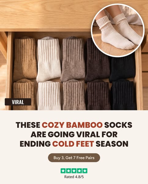 Cozy Bamboo Sweater Socks