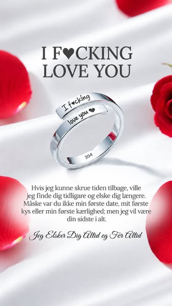 I Fcking Love You Ring