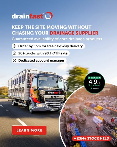 The Drainage Supplier That Moves Fast