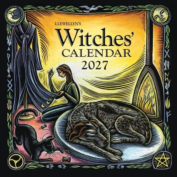 Calendario delle streghe 2027 di Llewellyn – Calendario da parete di