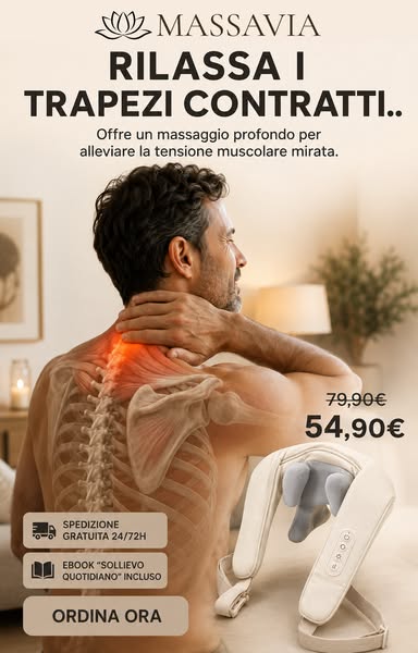 Allevia le tensioni su collo e spalle