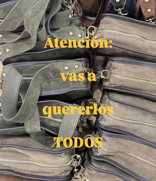 Bolso baúl serraje camel y piel marrón