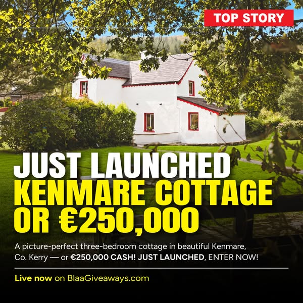 OWN A 3-BED COTTAGE OR €250K FOR €2.99!