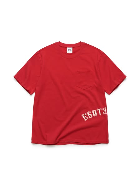 ESOTERIC THING | Collage Graphic Pocket T-Shirt Red / 1