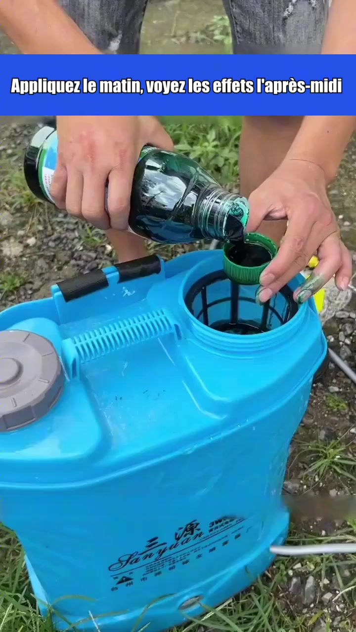 Éliminez toutes les mauvaises herbes