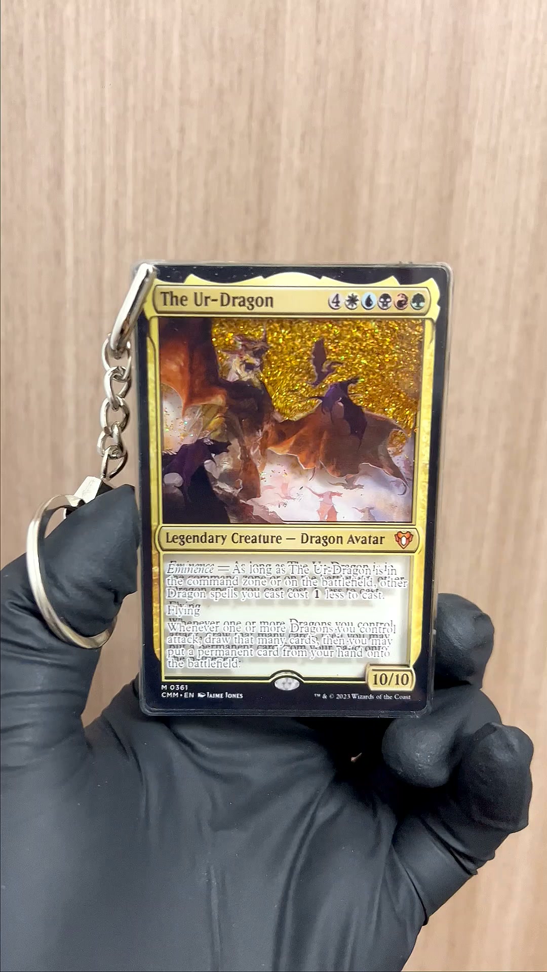 CUSTOM Magic the Gathering Card Quicksand Keychain