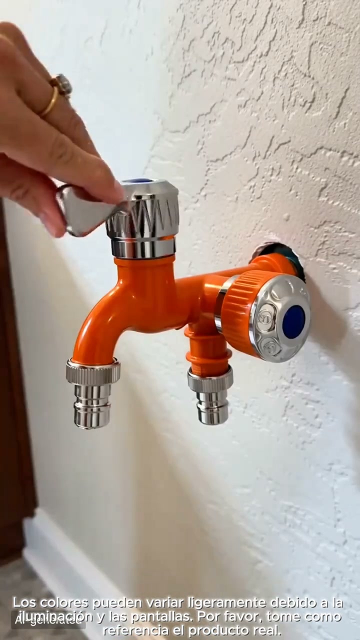 Dual Outlet Washing Machine Plastic Faucet