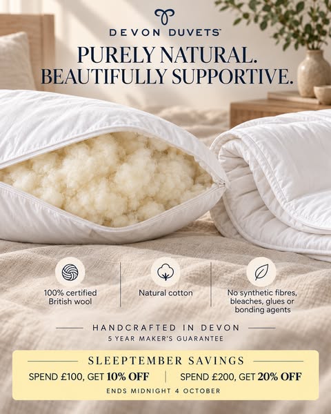 20% Off Wool Pillows