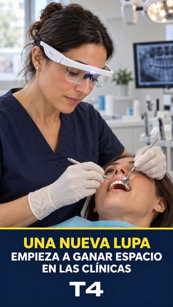 Lupa T4 — 5 lentes y luz LED recargable