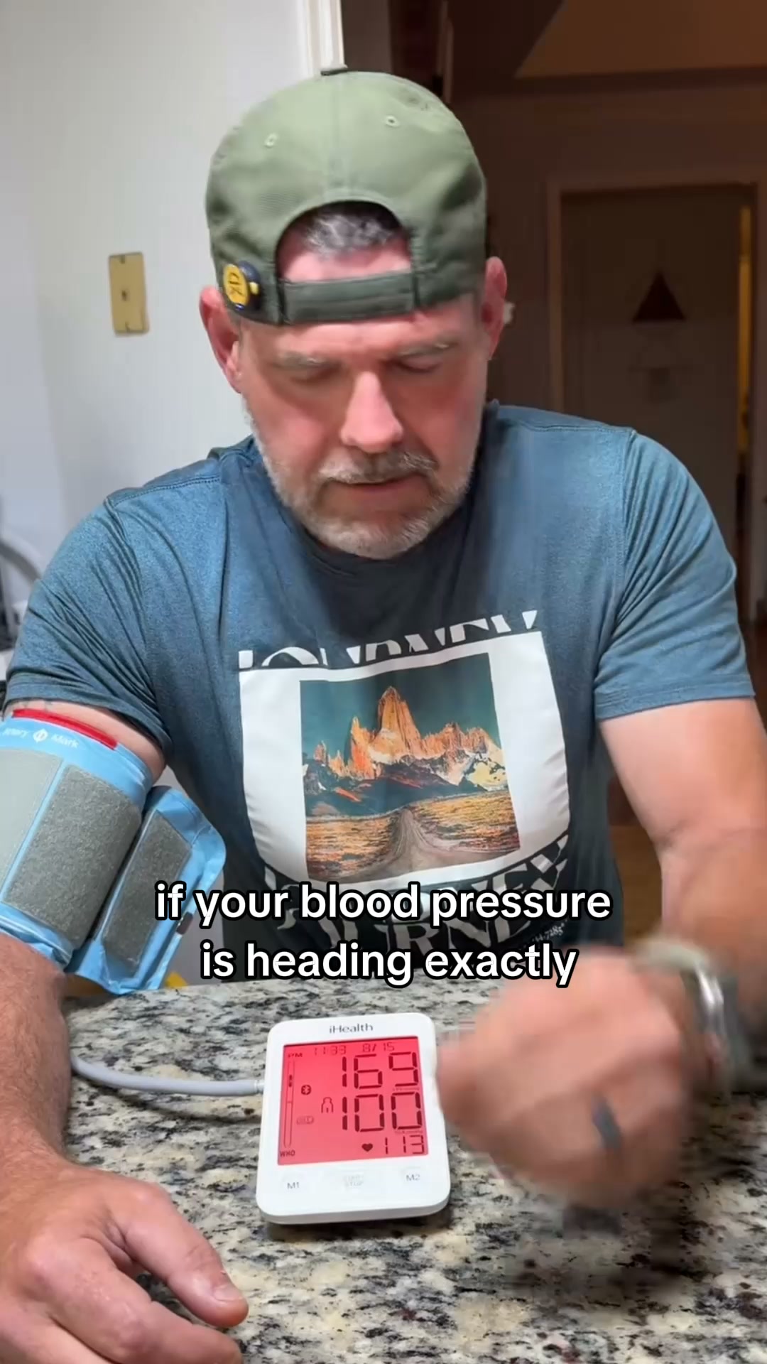 On the same lisinopril your dad was on? Watch what four weeks of clinically dosed beetroot nitrate does to your blood pressure.
