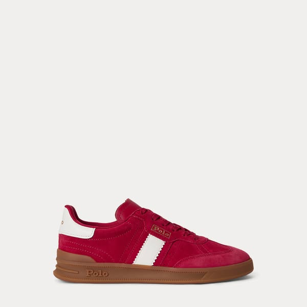 Heritage Aera Suede Trainer - Womens - Ralph Lauren Polo Sport