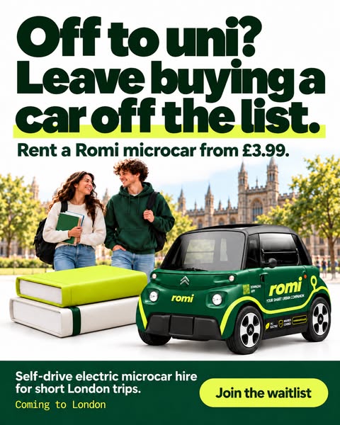 Rent Affordable Microcar London