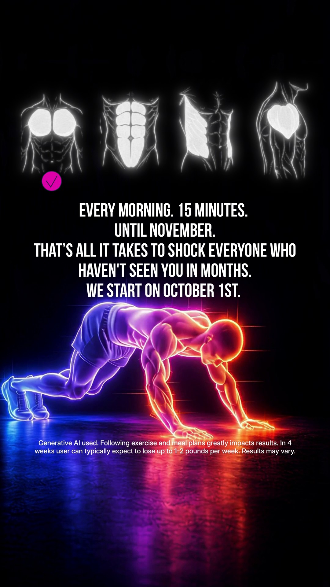For Big Guys: Start Fifteen Today. Build Steady Strength.