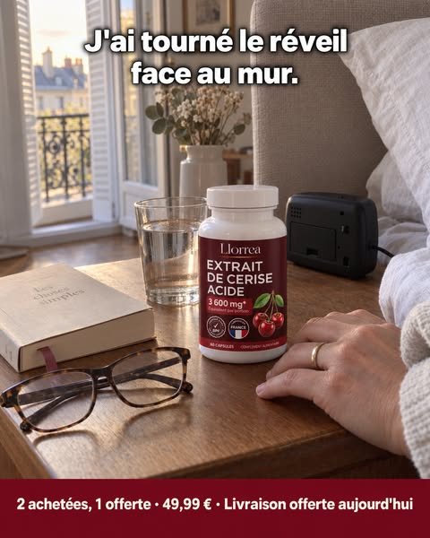 Le réveil, tourné face au mur