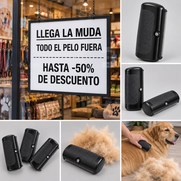 Llega la muda. Todo el pelo fuera.