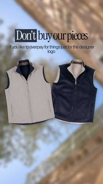 Reversible Wool Gilet. €125.