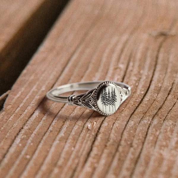 Sterling Silver Forest Ring