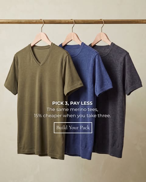 Build Your Merino Trio and Save 15%