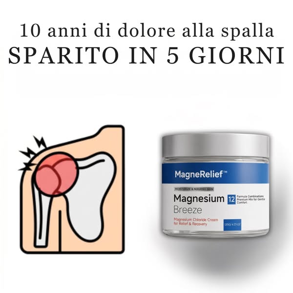 Il miglior minerale contro i dolori alla spalla?