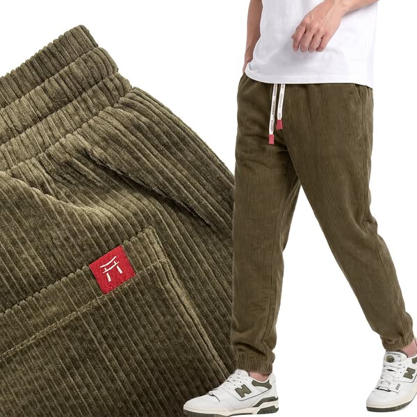 Hose aus Cord-Stoff