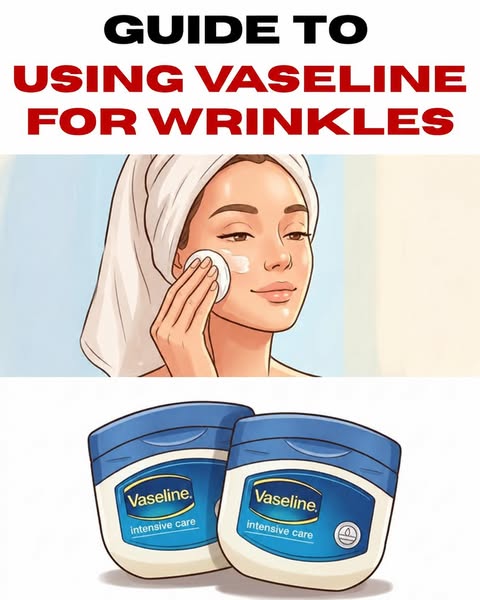 Learn more about how to use Vaseline for wrinkles