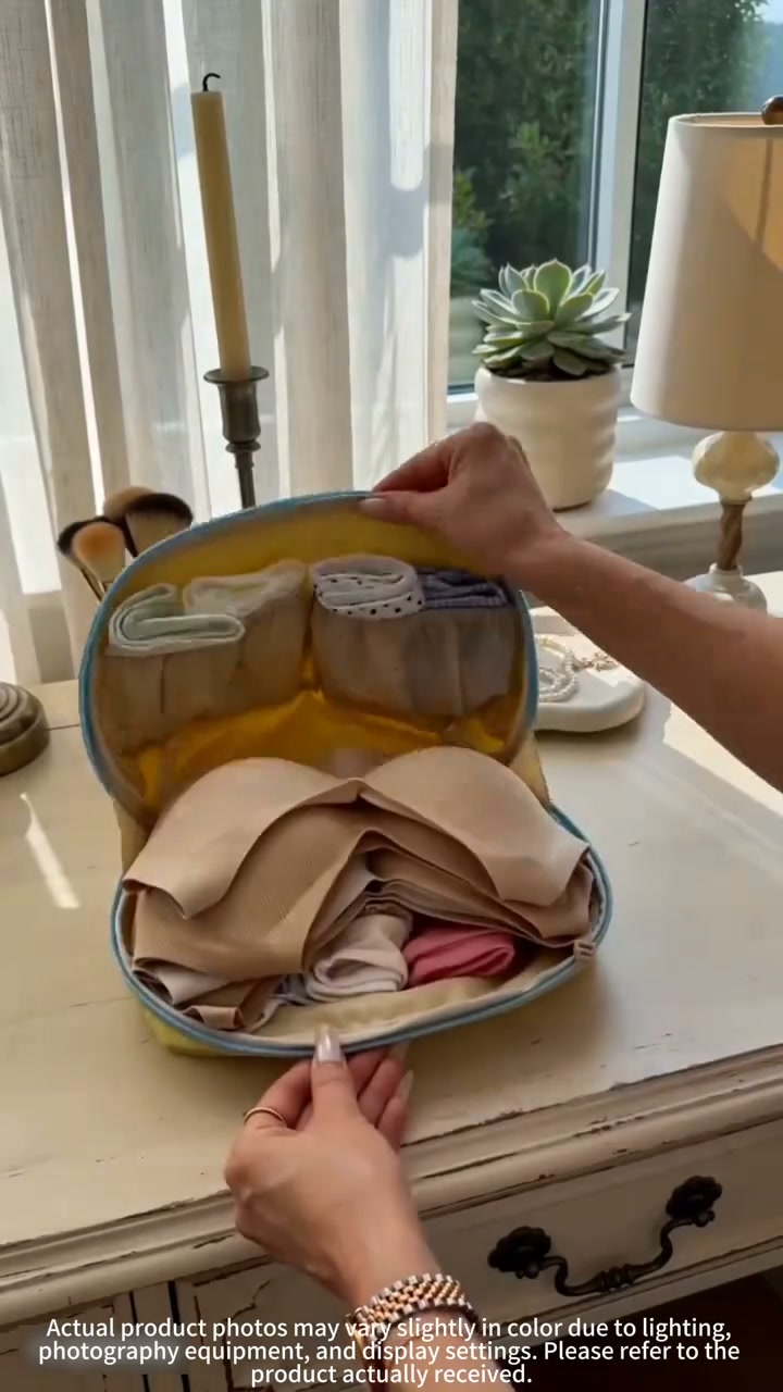 3-in-1 Travel Underwear Storage Bag