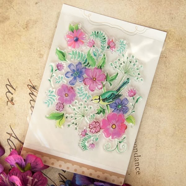 Vintage Clear Stamp Set ( 25pcs a Set)