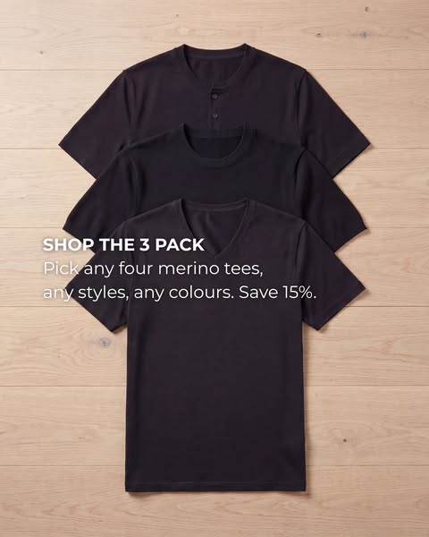 Build Your Merino Trio and Save 15%