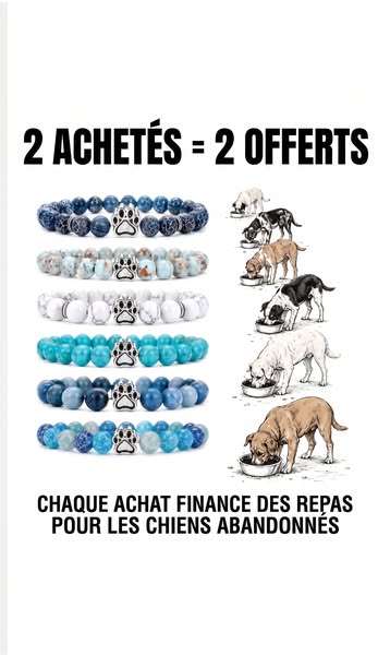 1 bracelet = 10 repas financés