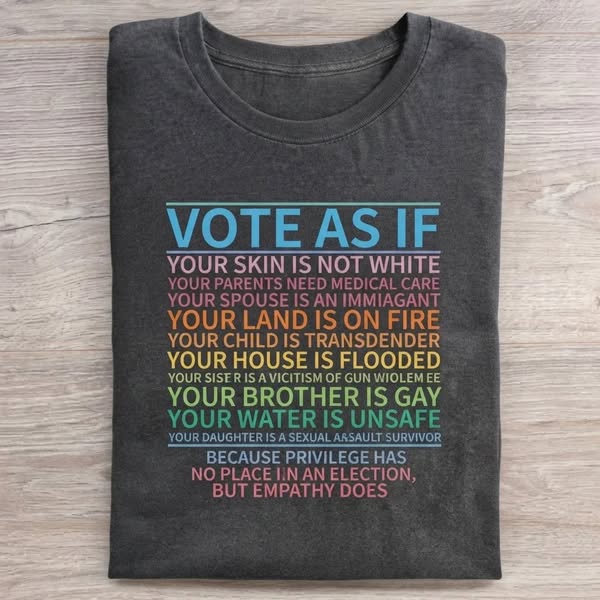 Vote as if T-Shirt