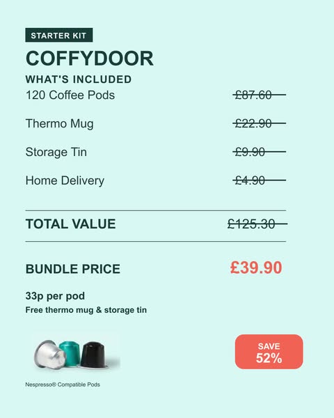 Try the UK's best tasting coffee pod