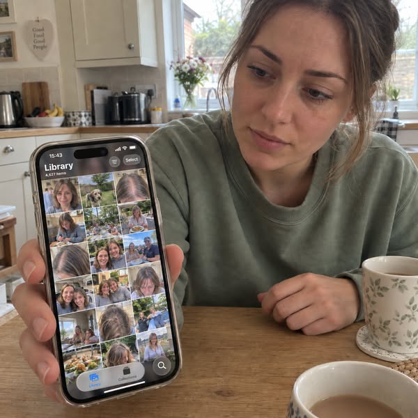 My daughter lined up four photos of me. That's when I saw how bad it really was.