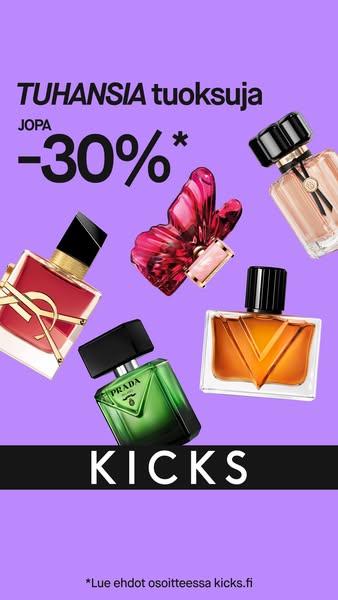 Jopa –30 % tuhansista tuoksuista