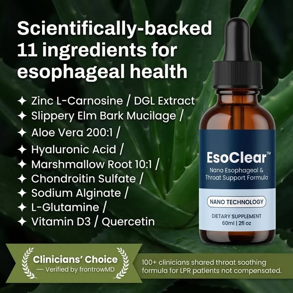 100+ Clinicians Are Recommending EsoClear | GET EXTRA 10% OFF