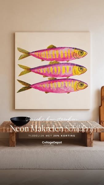 20% korting op alle kunstwerken!