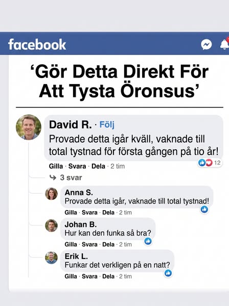 Läs det här om det tjuter i öronen
