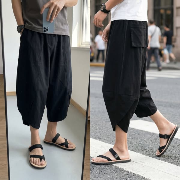 Harem meets streetwear.