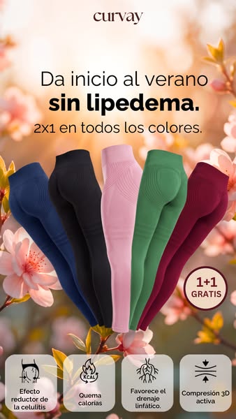 1+1 GRATIS – Leggings moldeadores Curvay