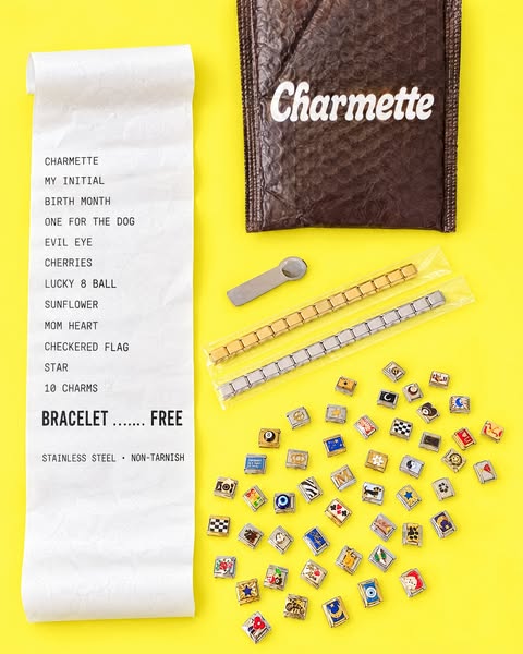 Buy 10 Charms, Get the Bracelet FREE