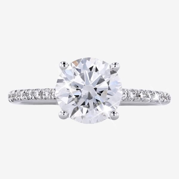18ct White Gold Real Diamond Lab-Grown Solitaire Ring 2.25ct - Warren James